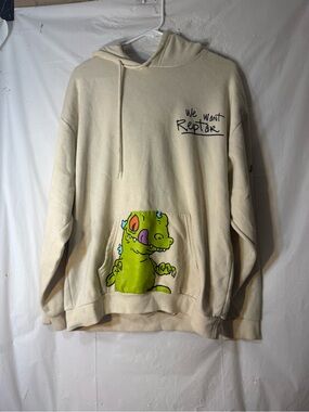 Nickelodeon Rugrats "We Want Reptar" men’s pullover hoodie size large